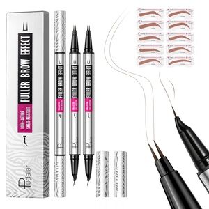 FLASH SALE 🔥 2 Fuller Brow Effect Dual-Tip Brow Pen - Dark Brown
